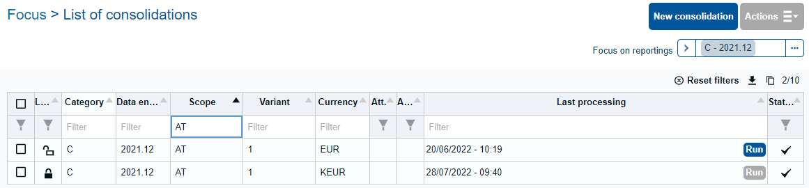 Viareport – Consolidation - Conso&Report : Have a consolidation in K ...