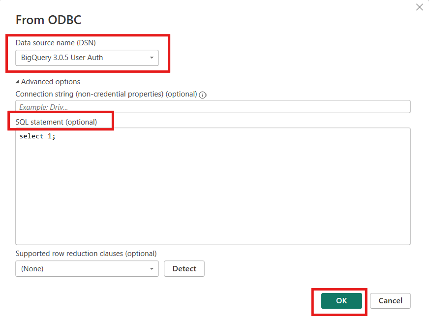 Simba - Basic Usage of Power BI/Excel with ODBC Drivers