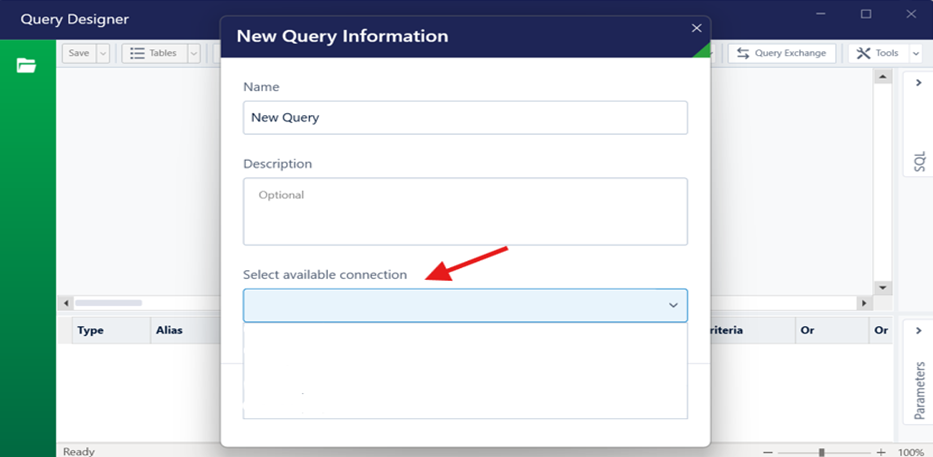 SPS - Connection Name Not Showing in Query Designer and Designer GL ...