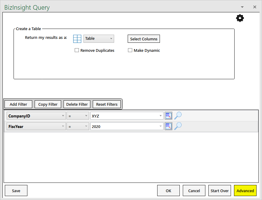 BizNet - How to create an Excel Dynamic Range for a BizInsight7 Excel ...