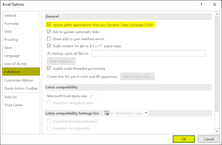 BizNet - Microsoft Excel is waiting for another application to complete ...
