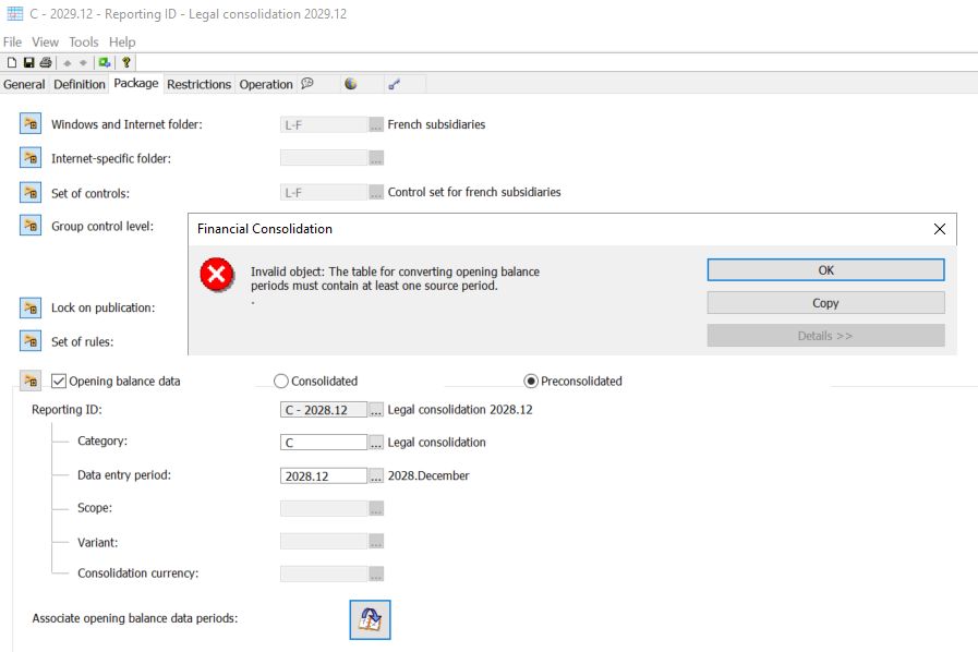 Viareport – Conso&Report : Unable to save when creating a new Reporting ...