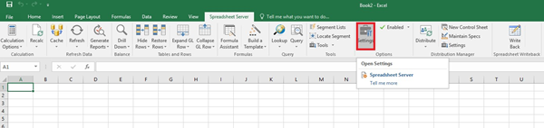 Spreadsheet Server - Additional Configuration
