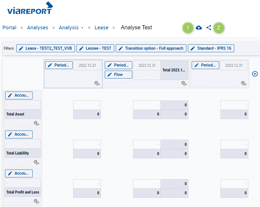 Viareport – Lease : Restrict sharing of a Web Analyzer to certain users